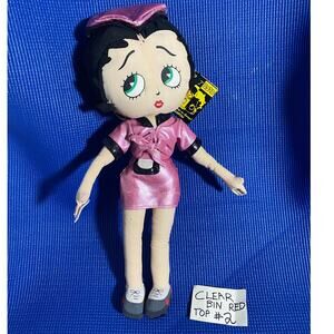 Betty Boop 16.5 Car Hop In Pink 2004  New with imperfections